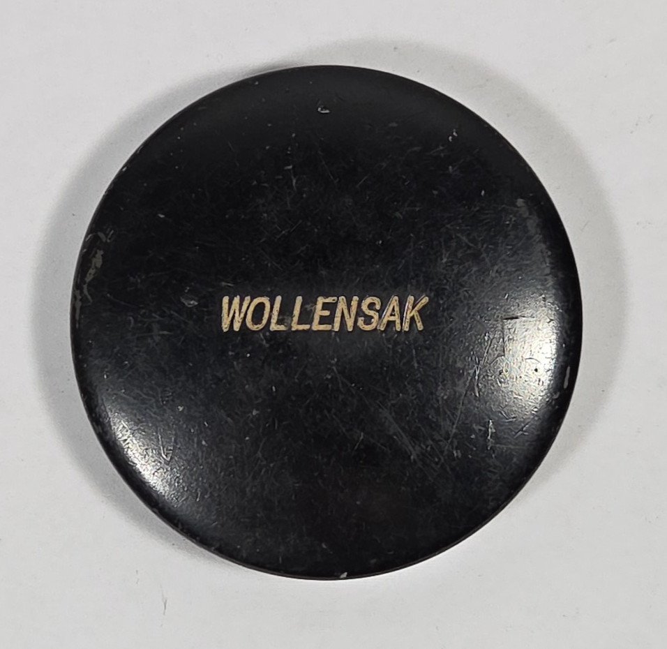 Wollensak 48mm Black Metal Slip-On Front Lens Cap Lined with Velvet