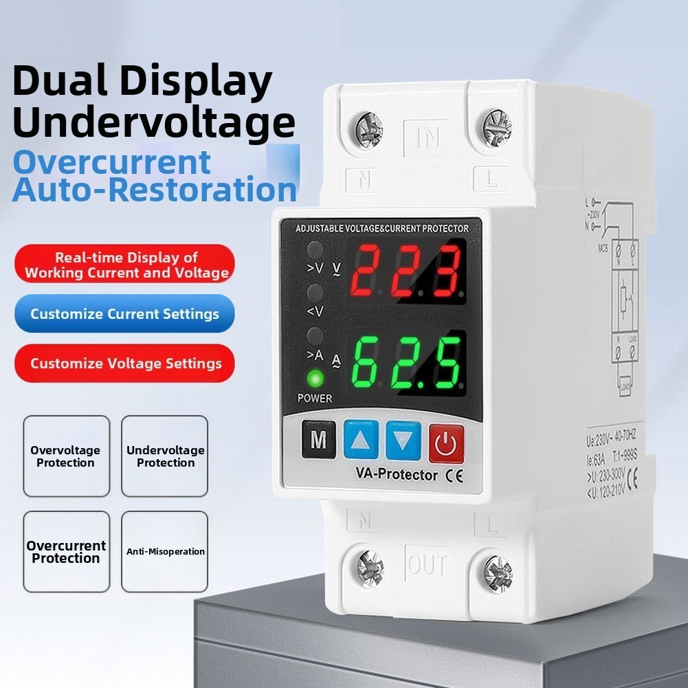 Adjustable Digital for Circuit Breaker For Electrical Systems 40A To 63A