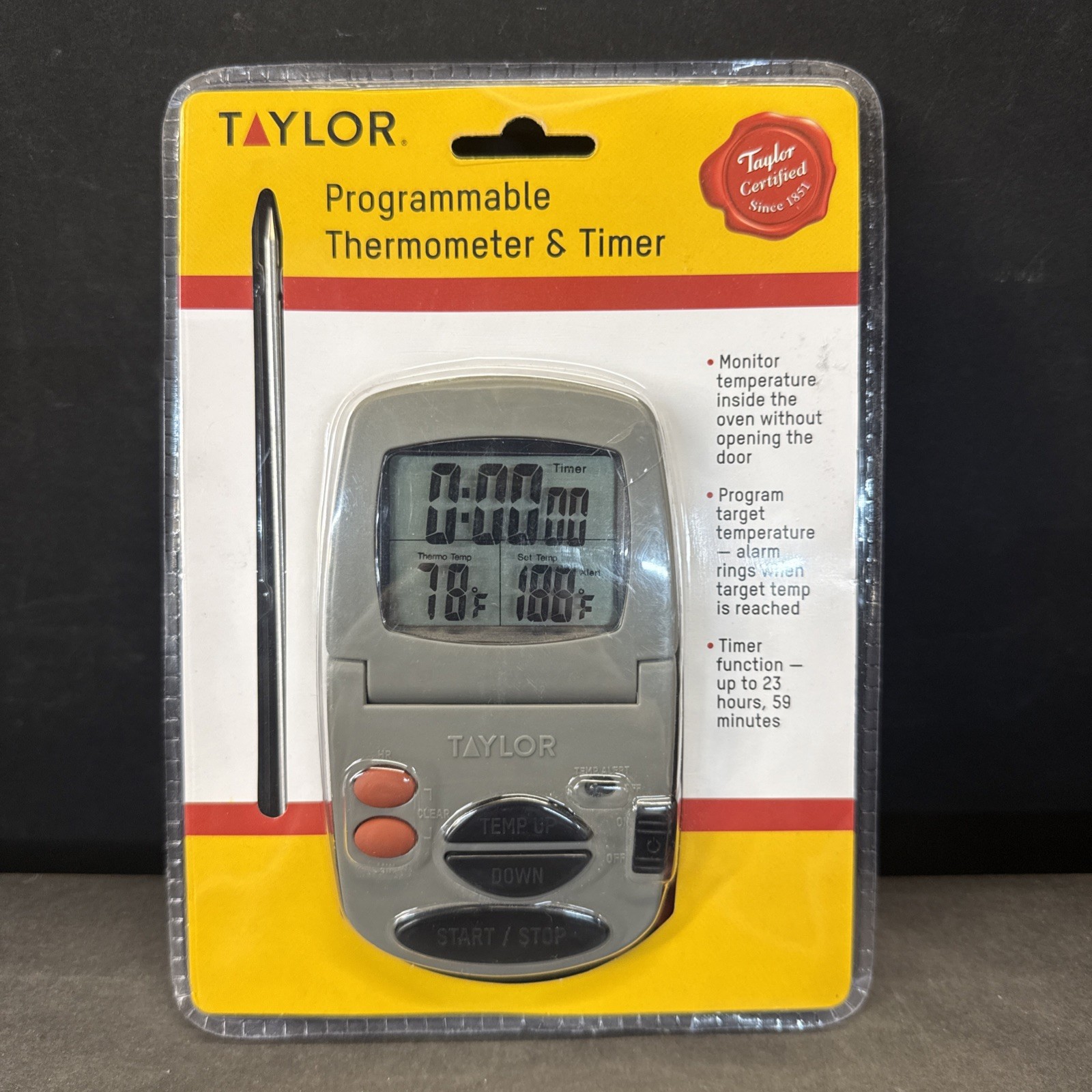 Taylor Programmable Thermometer & Timer 1470-9