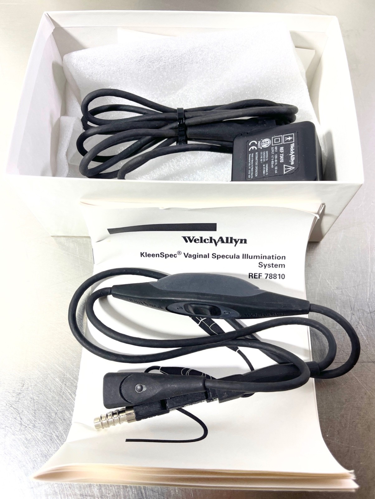 Welch Allyn KleenSpec 78800 Illuminator w/ 73410 Power Supply