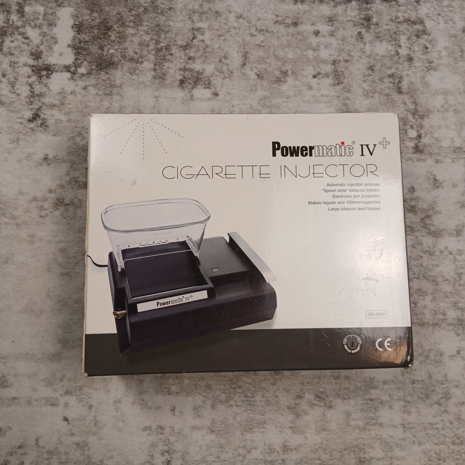 POWERMATIC IV 4+ ELECTRIC CIGARETTE ROLLING MACHINE INJECTOR NOT TESTED