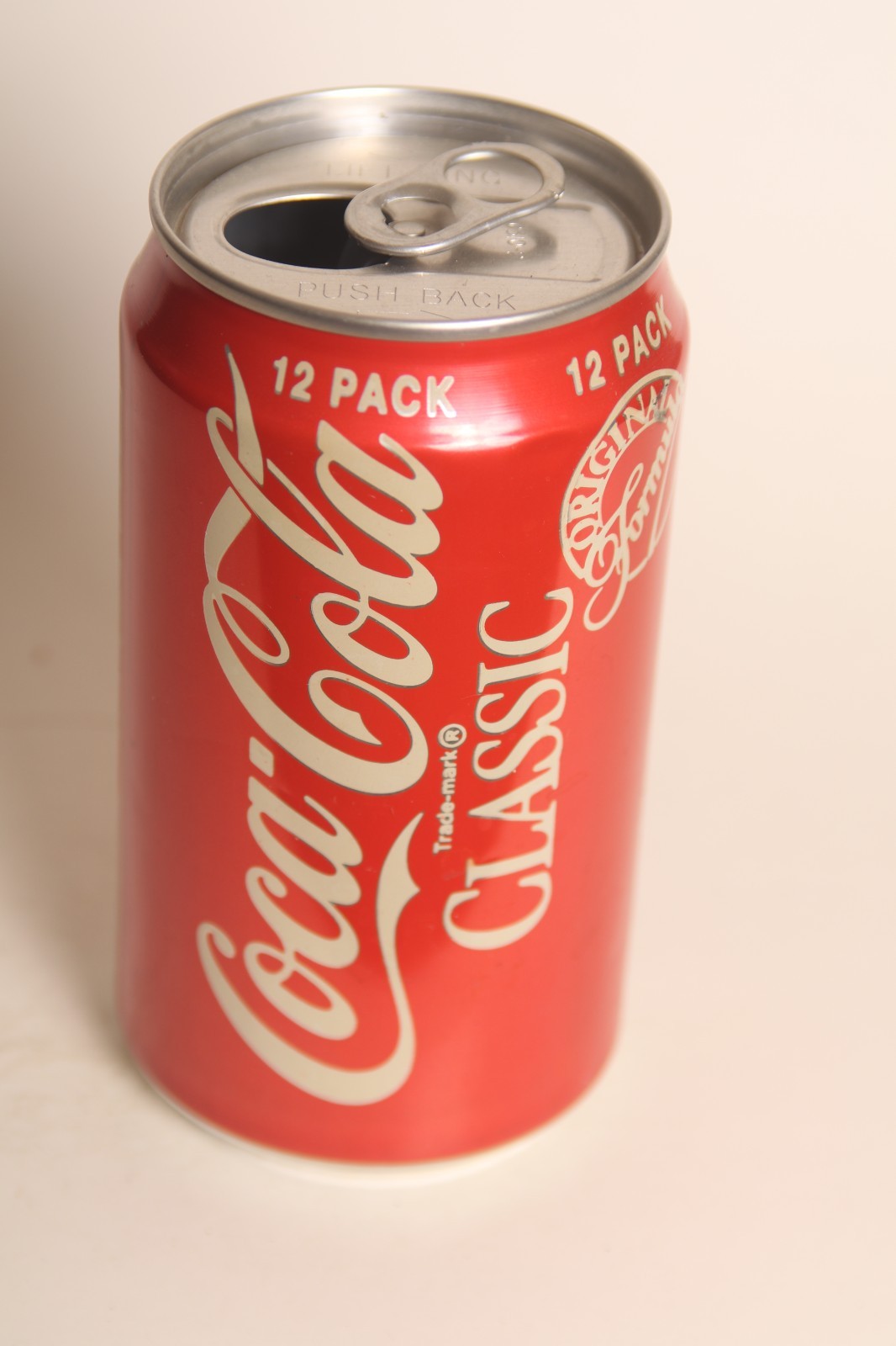 Coca-Coke Classic soda can