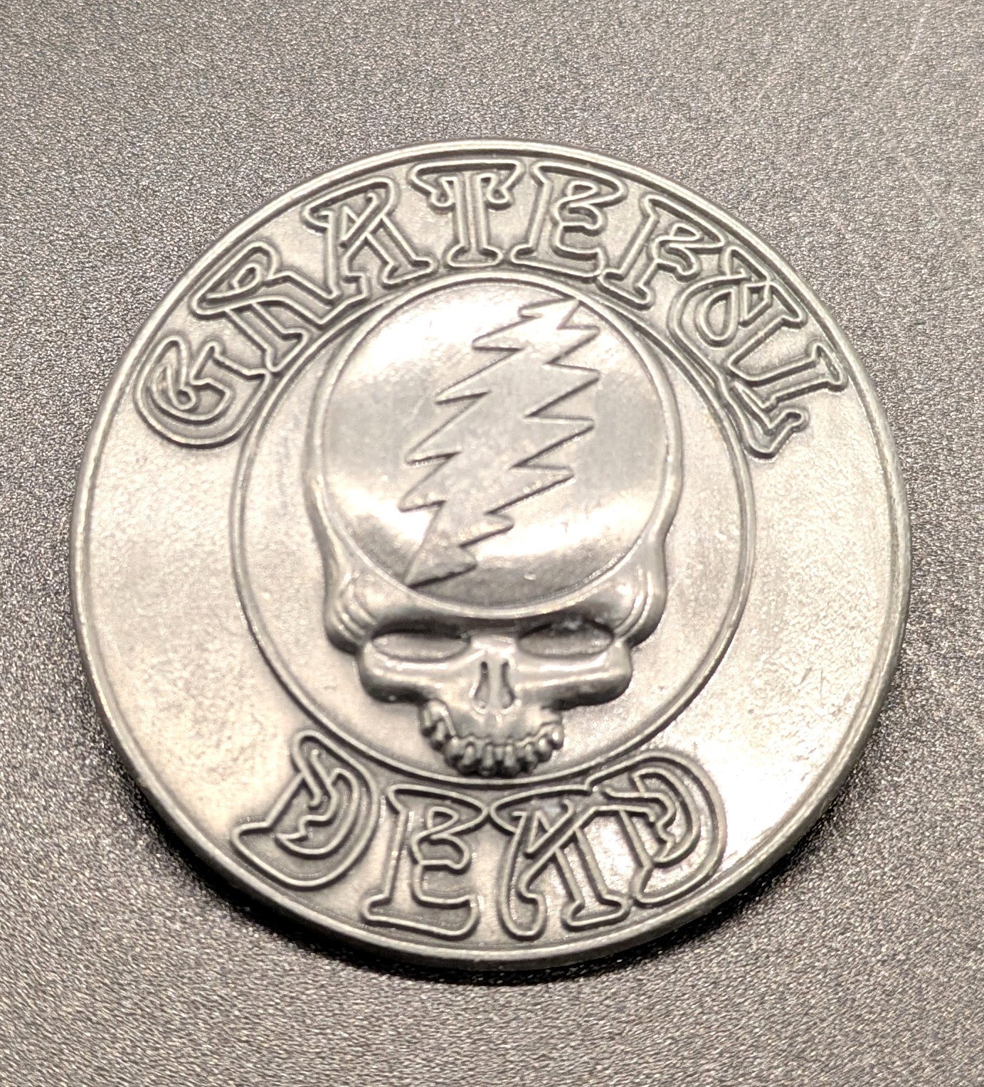Grateful Dead pewter psychedelic rock pop band music 3D pin
