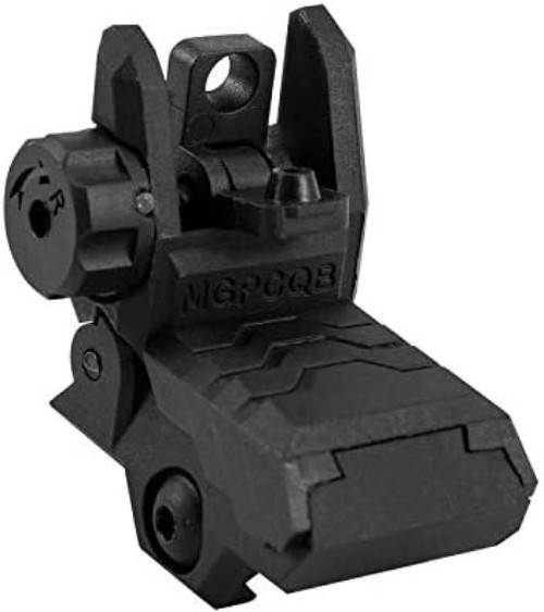 Impact-Resistant Front & Rear Iron Sights for Firearm and Airsoft - Easy Install