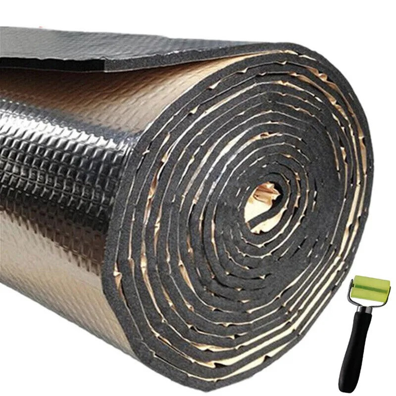 Self-Adhesive Fire Heat Sound Deadener Insulation Mat: Car Hood Engine KIT 2x5