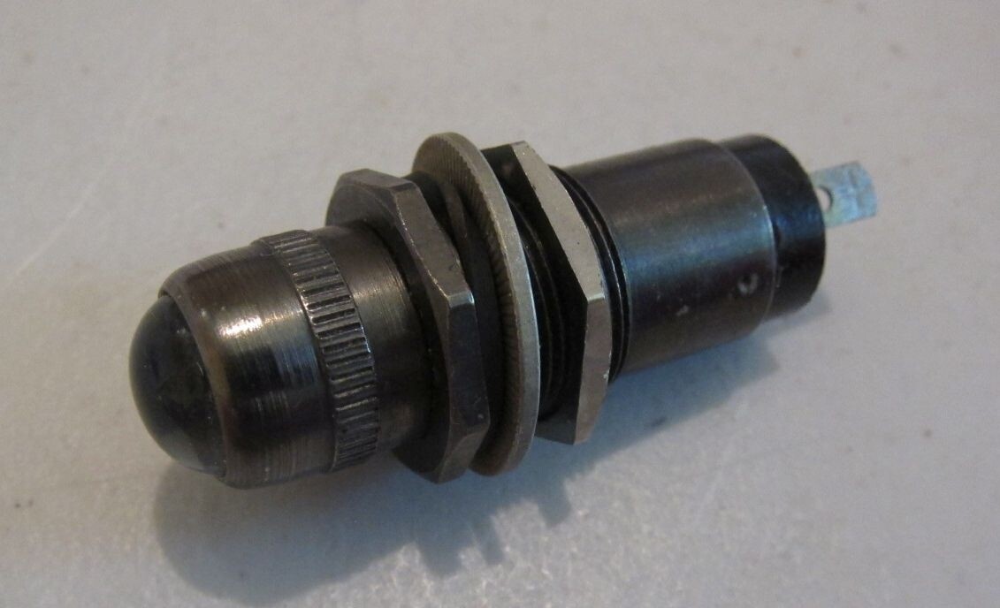 Vintage Aircraft Pilot Instrument Light Lamp Assy CLEAR lens Grimes??