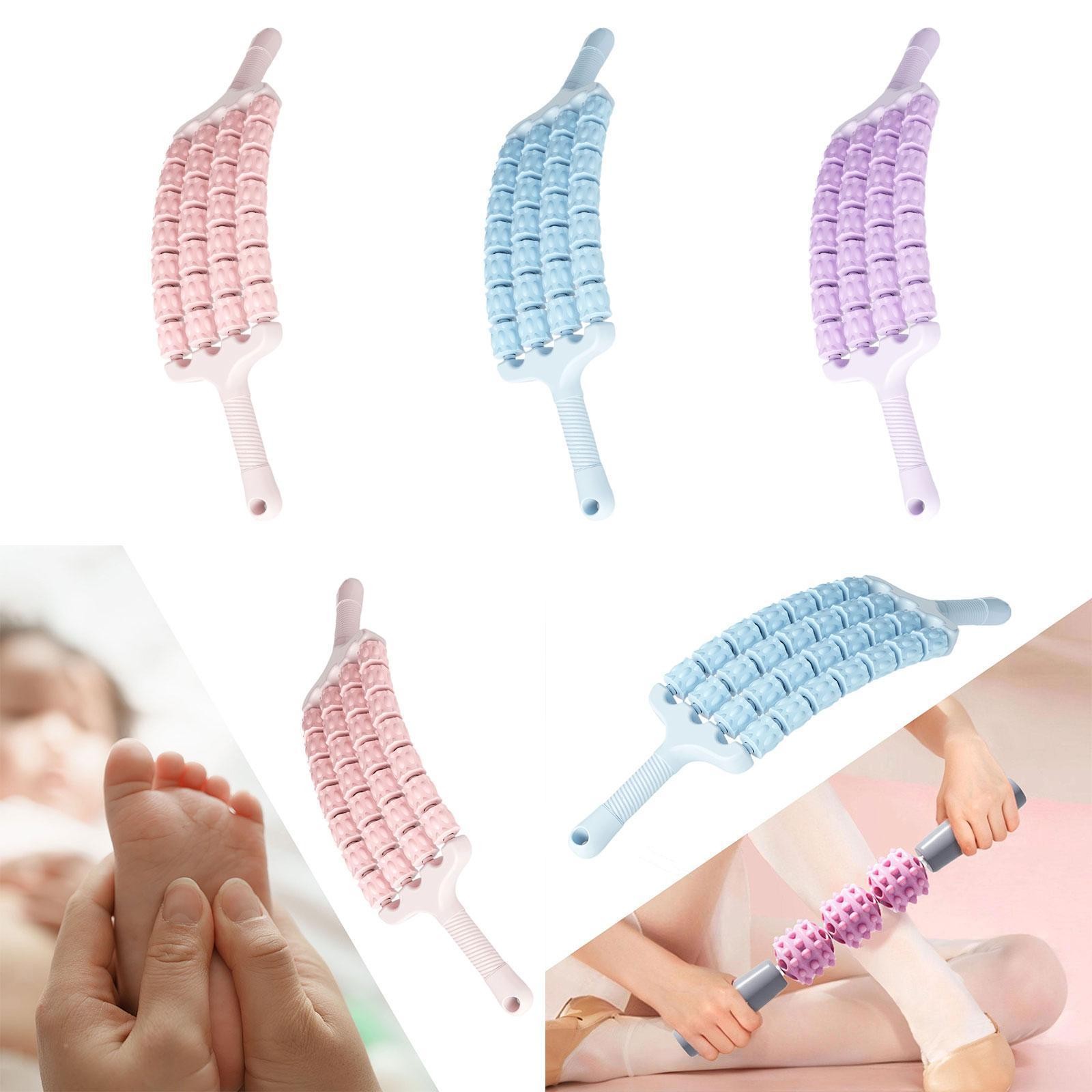 Massage Roller Sticks Body Muscle Relaxation Multipurpose Anti Slip Handle