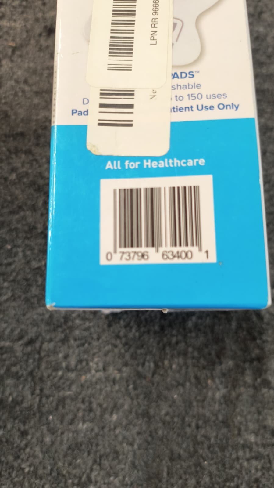 Lot of 2 - Omron Therapy Pain Relief Pocket Massage Pads Device PM400 - OBN , O2