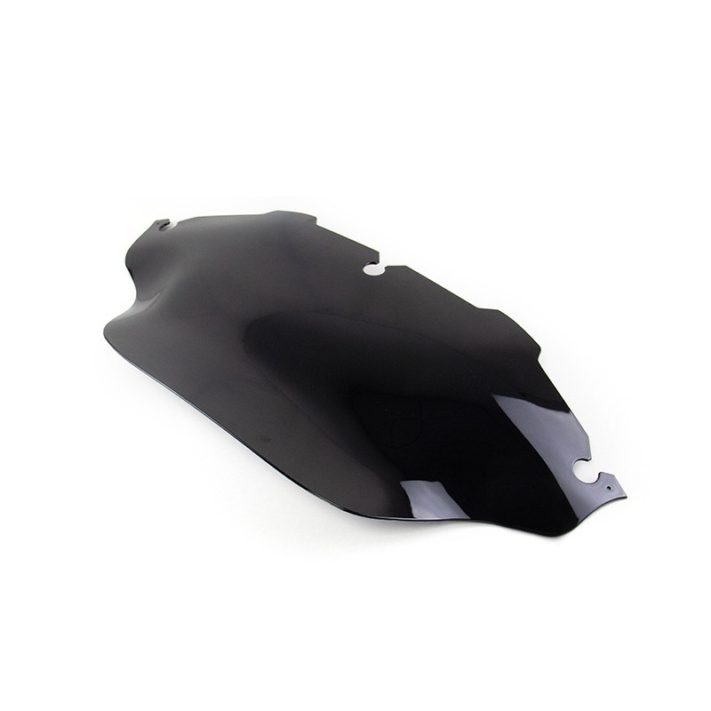 8" Wave Black Windshield Windscreen For Harley Touring Electra Glide FLHT 96-13