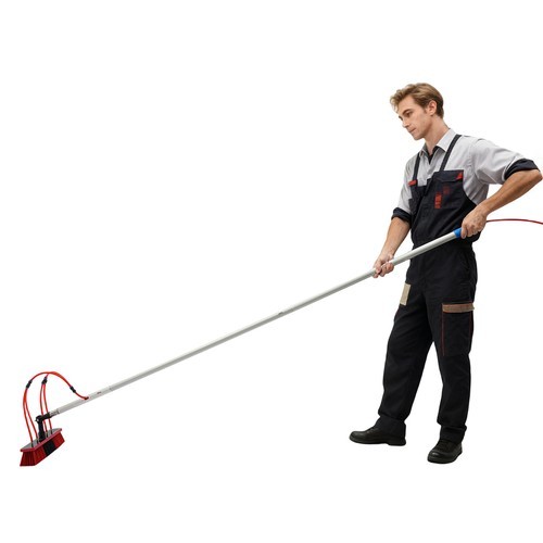 Outdoor Solar Panel Cleaning Brush Kit Window Cleaning Water-Fed Rod Cleaner Kit