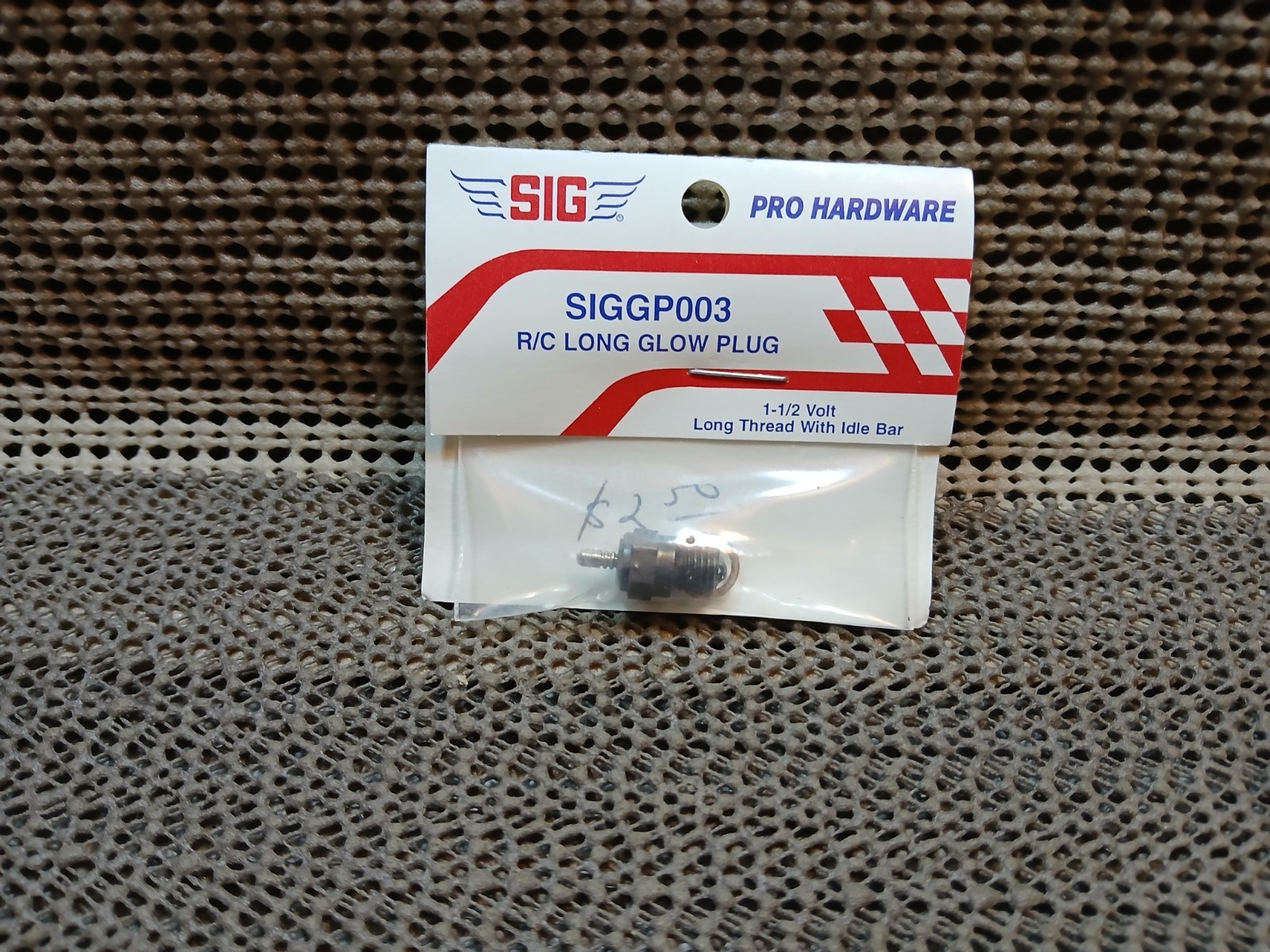 SIG*MODEL AIRPLANE ENGINE PART*R/C LONG GLOW PLUG*SIGGP003*SP*NOS*SAI