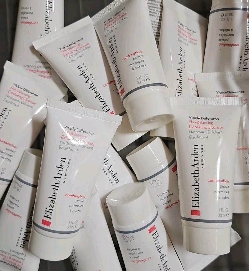 12 Pack Elizabeth Arden Skin Balancing Exfoliating Cleanser- 1oz ea TRAVEL SIZE