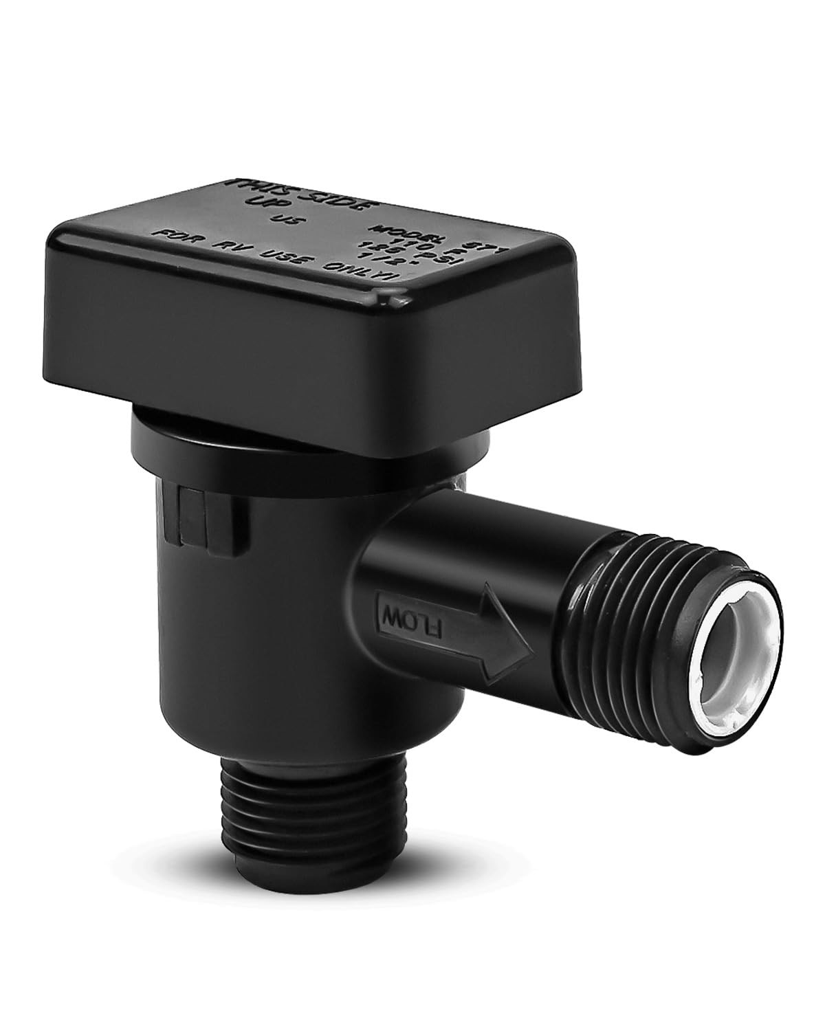 571-VAC-CHK-A RV Vacuum Breaker Check Valve For Black Tank System Leaking Lou...