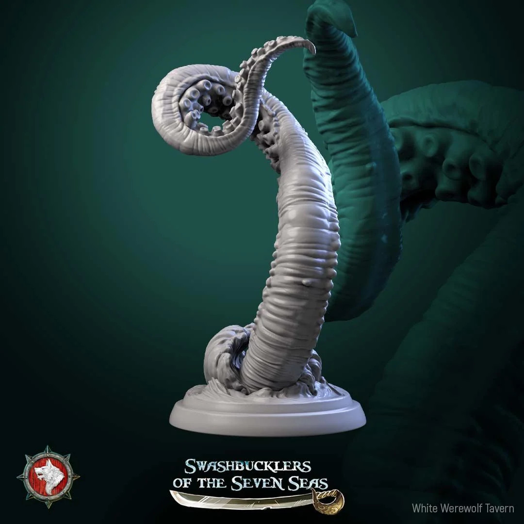 Kraken Tentacles - Resin Tabletop Miniature