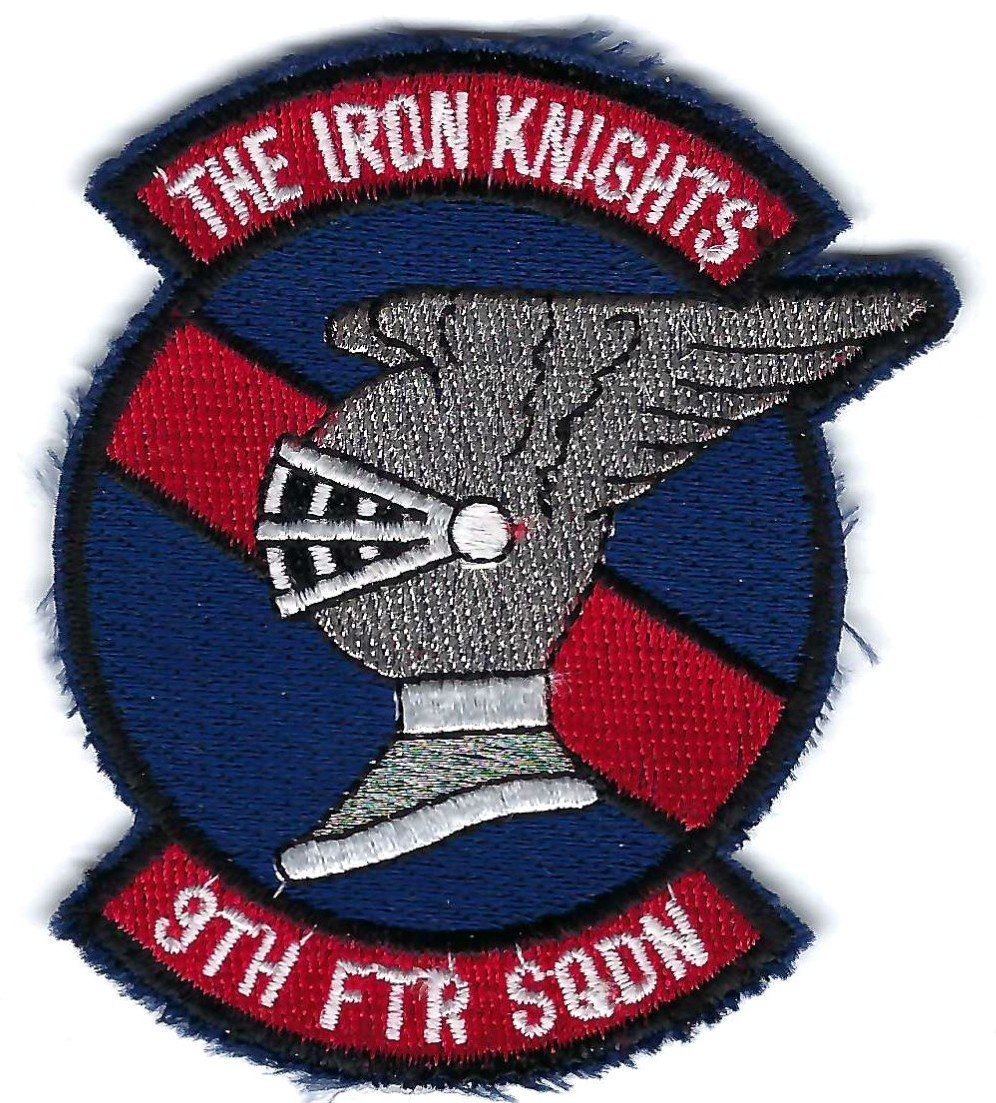 PATCH USAF 9TH FIGHTER  SQDN FS VERS 2  HOLLOMAN AFB   FS26-A