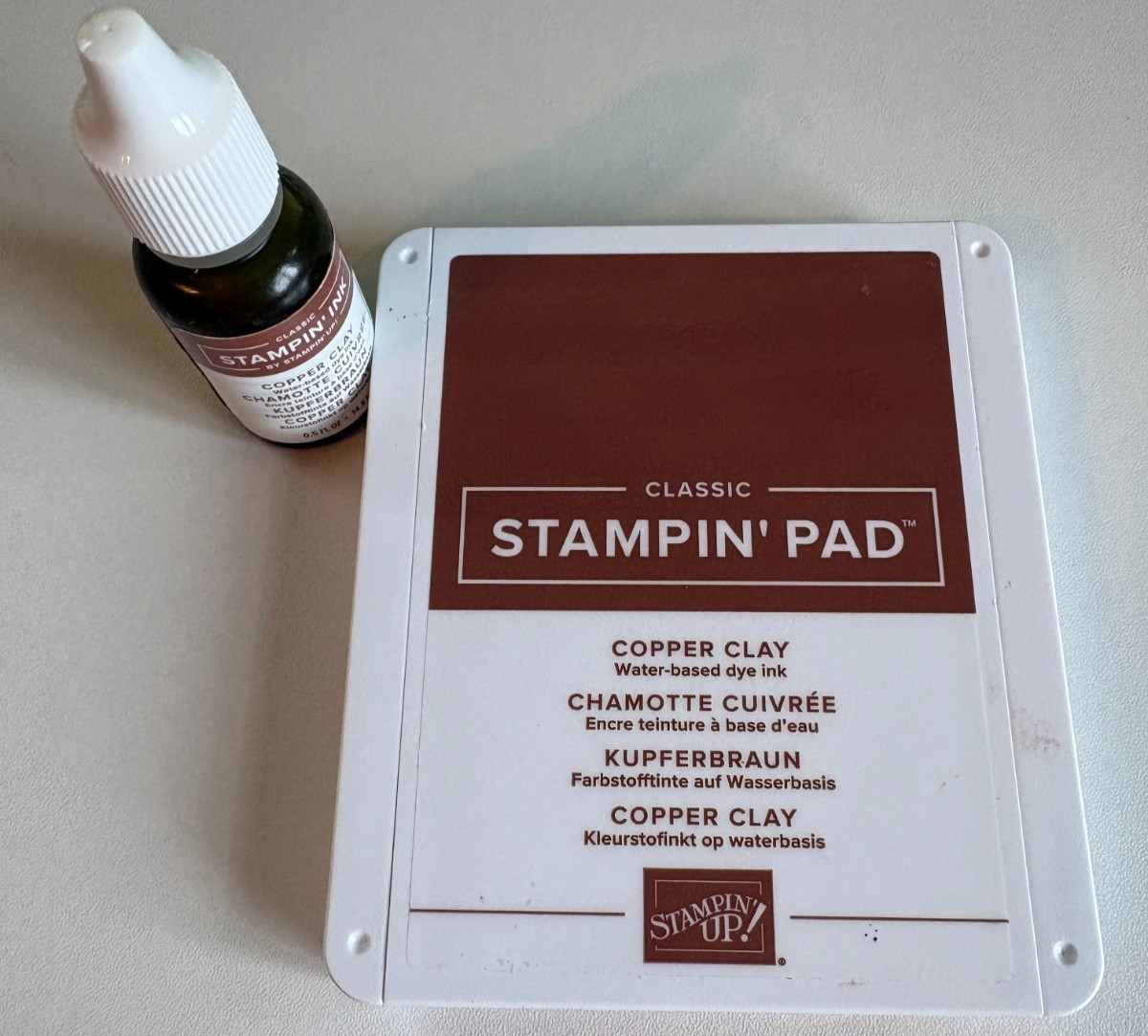 Stampin Up Classic Ink Refill & Pad ~ Copper Clay ~S5