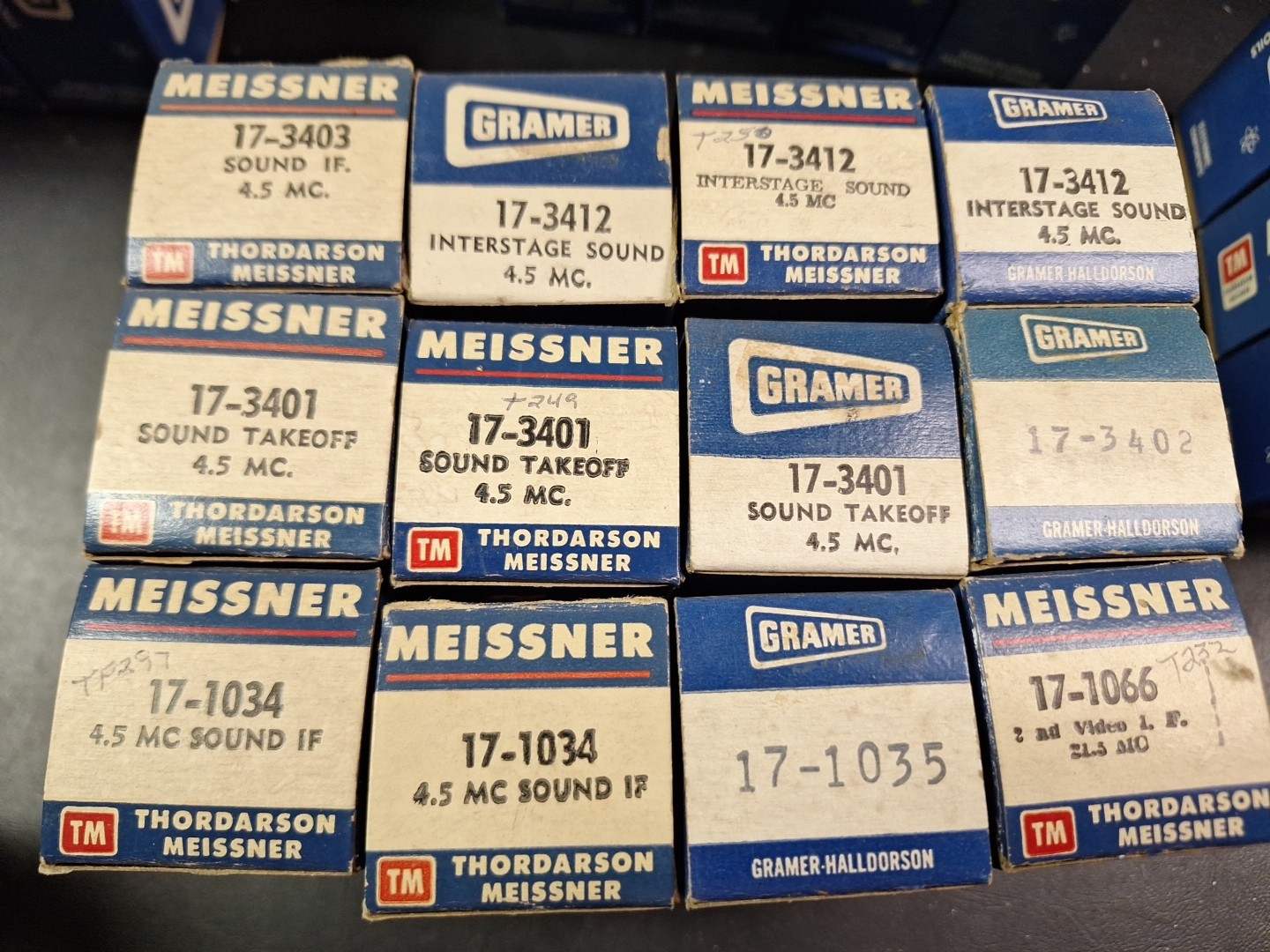 NOS Meissner TV IF transformer Sound Discriminator Video Ratio Detector Lot