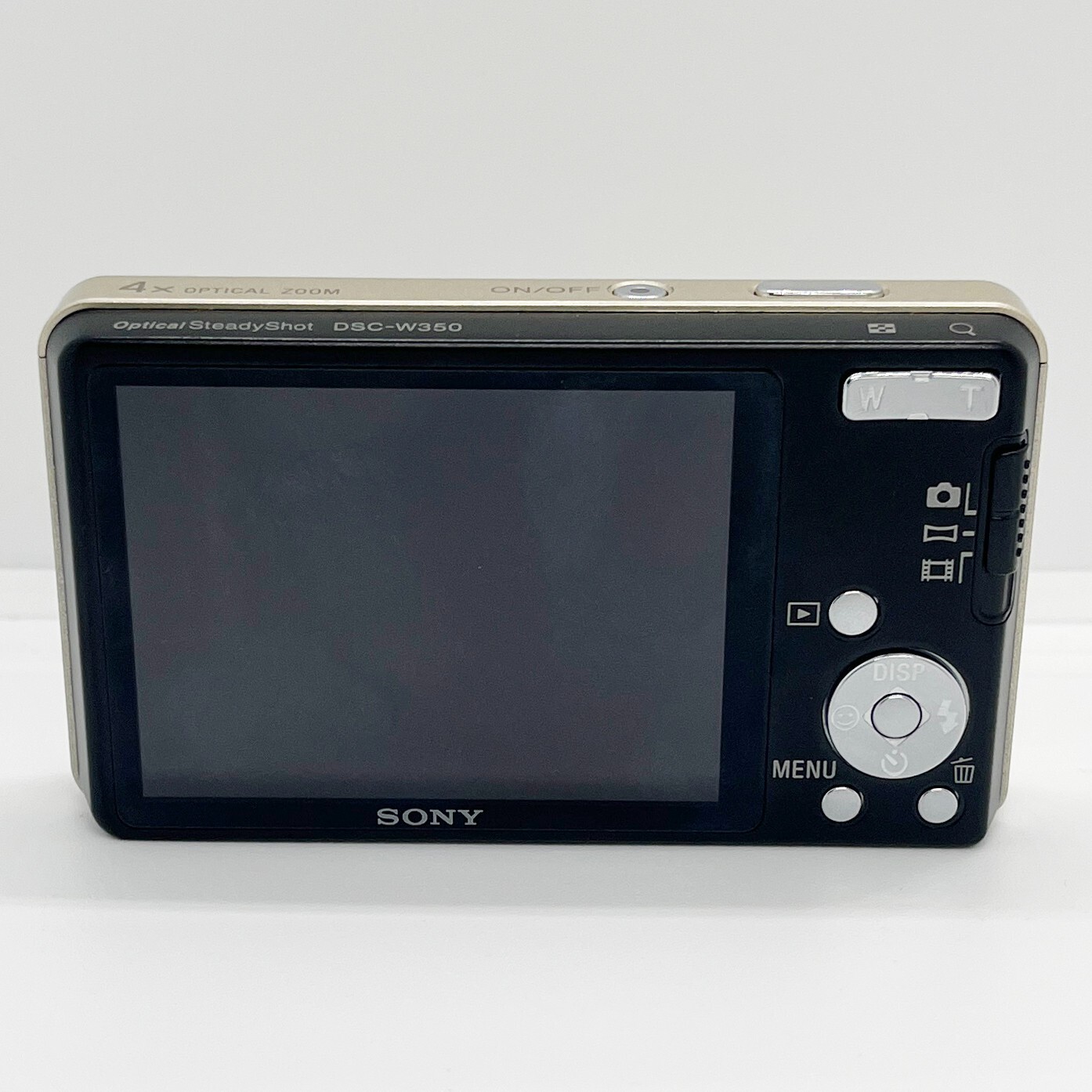 SONY Cyber-Shot DSC-W350 Gold Digital Camera 4x Zoom 14.1MP Japanese only