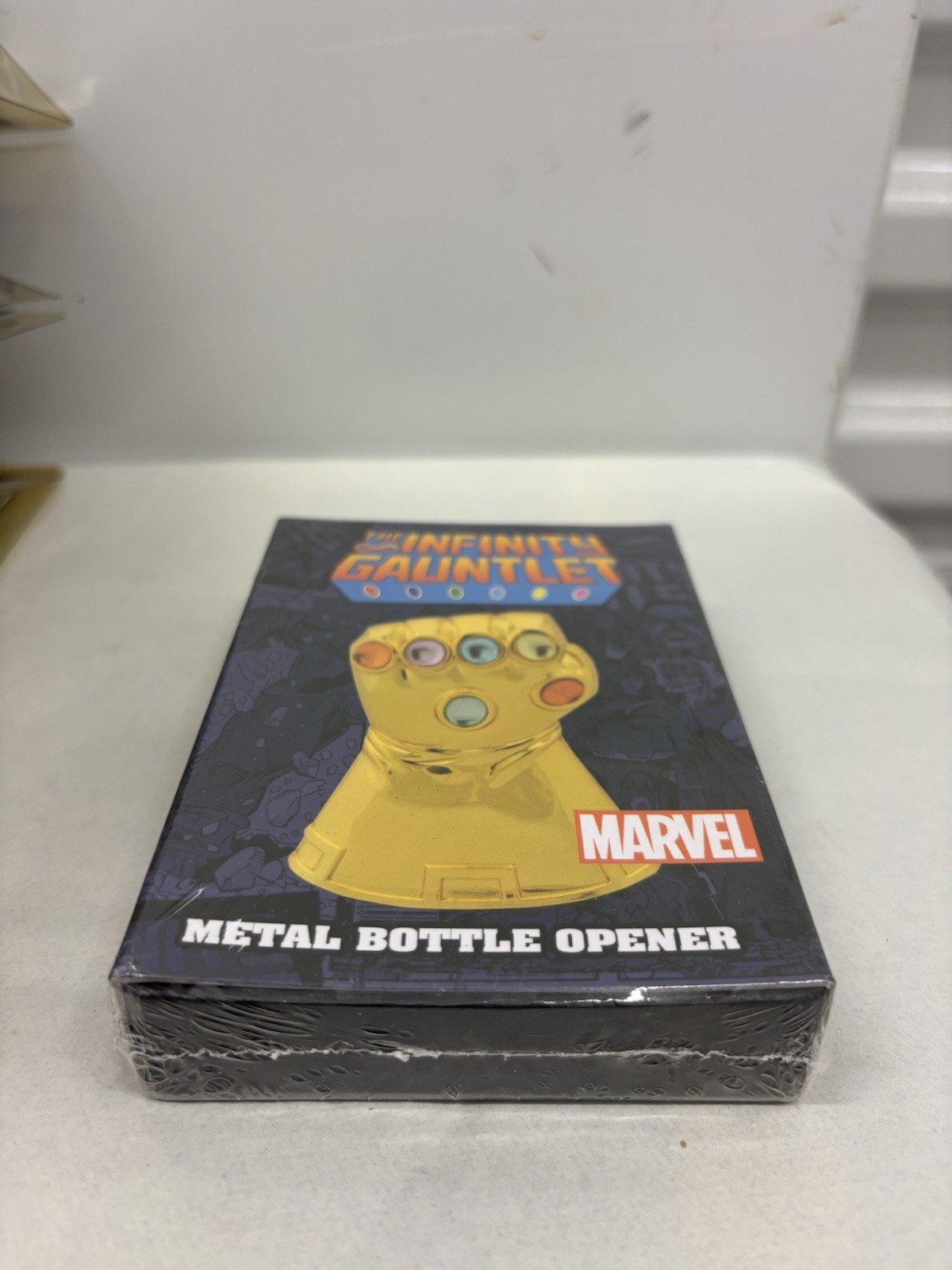 Marvel Infinity Gauntlet Metal Bottle Opener Thanos DST Sealed 2013