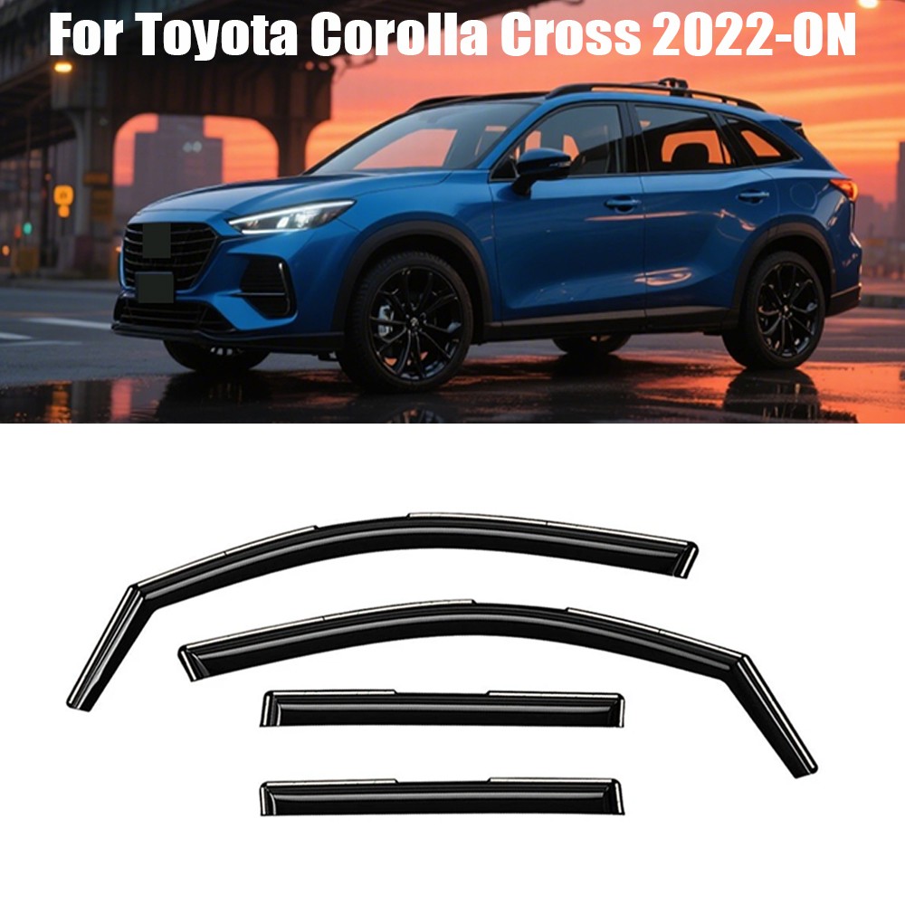 Rain Guards Vent Visors Shade for 2022-2025 Toyota Corolla Cross 4PCS