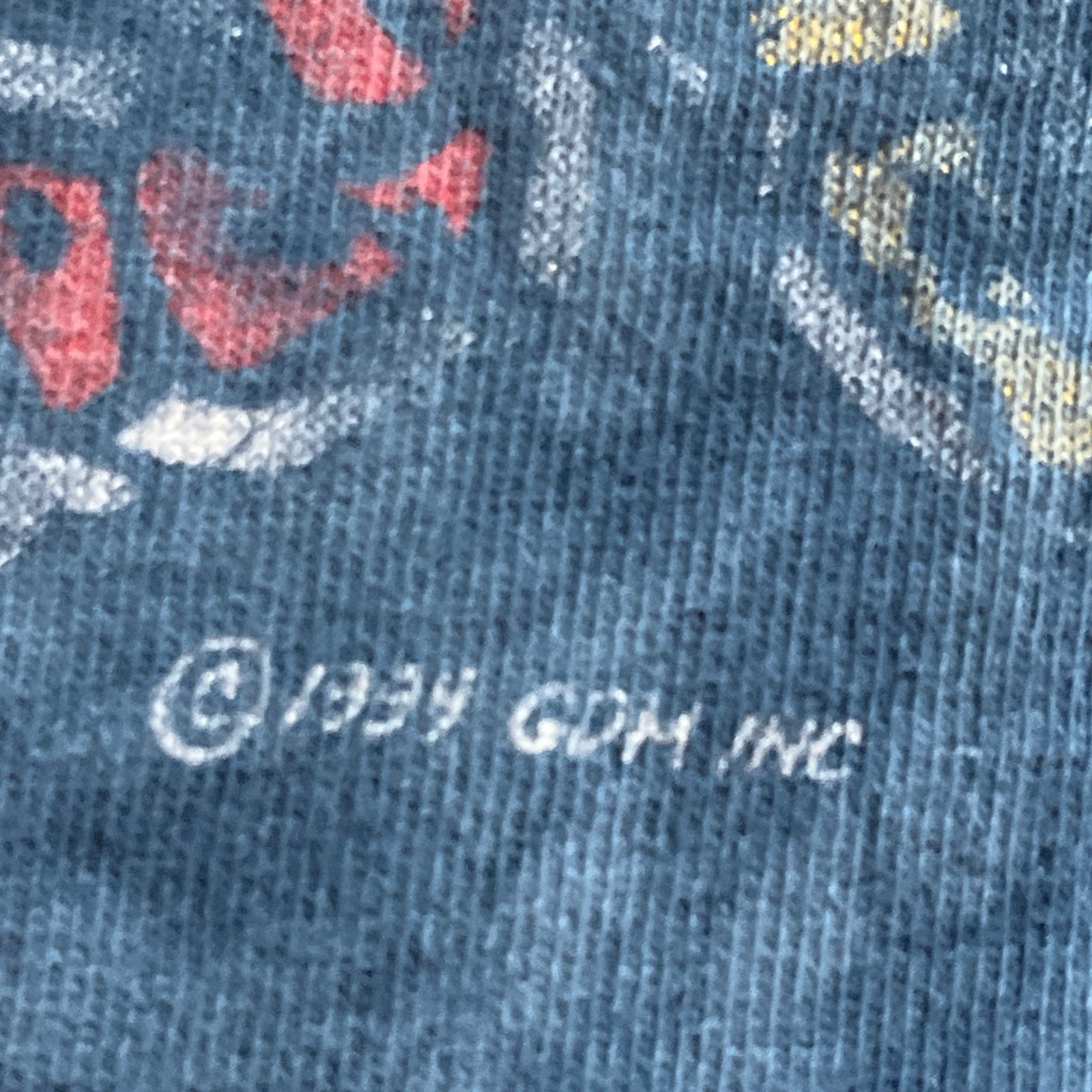 Grateful Dead 1994 Paradise Waits SYF Tye Dye Skeletons 2-Sided T Shirt L VG+