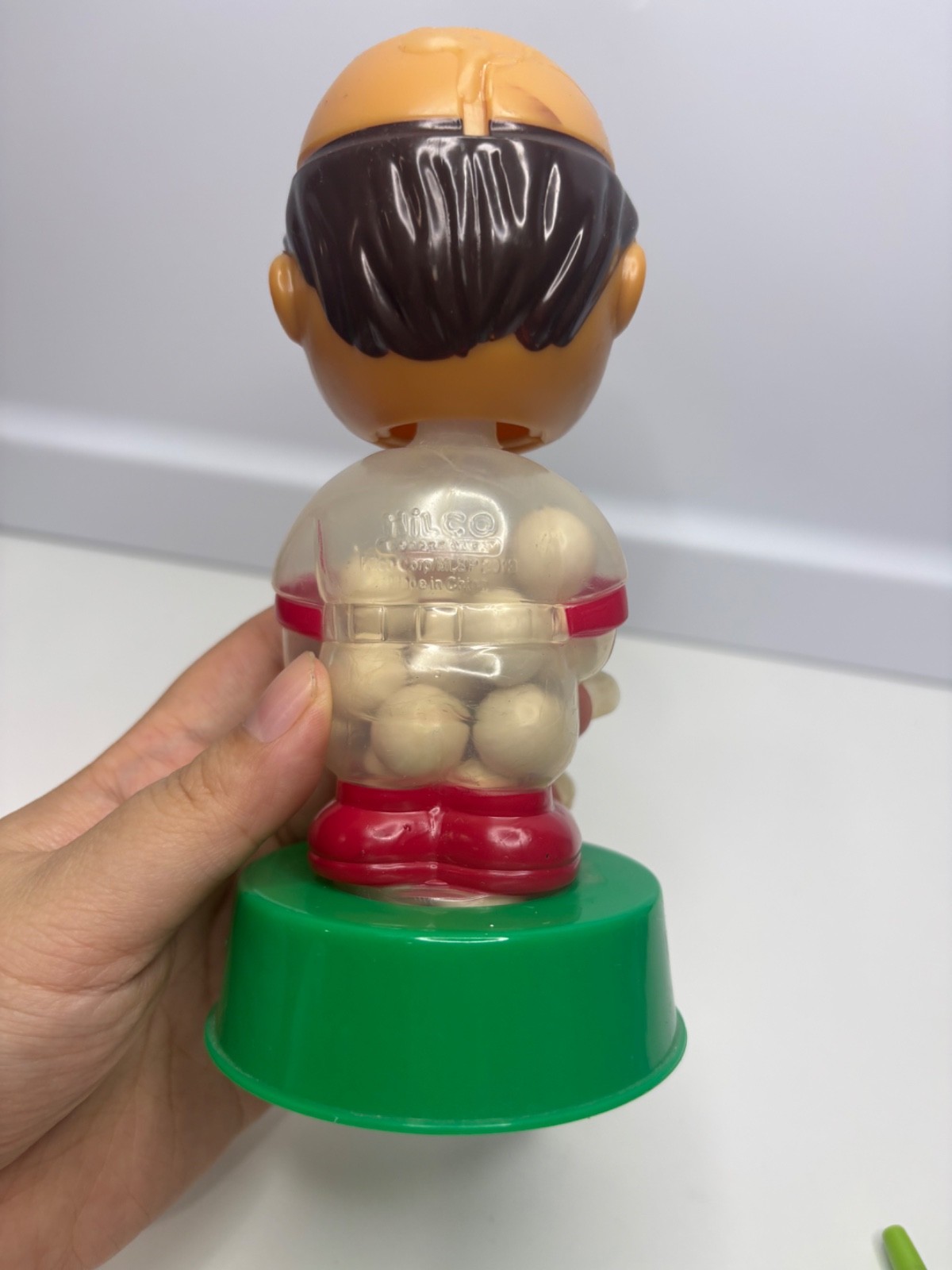 Baseball Bobblehead Player with Chewing Gum MLB (Used) missing cap Hilco MLBP