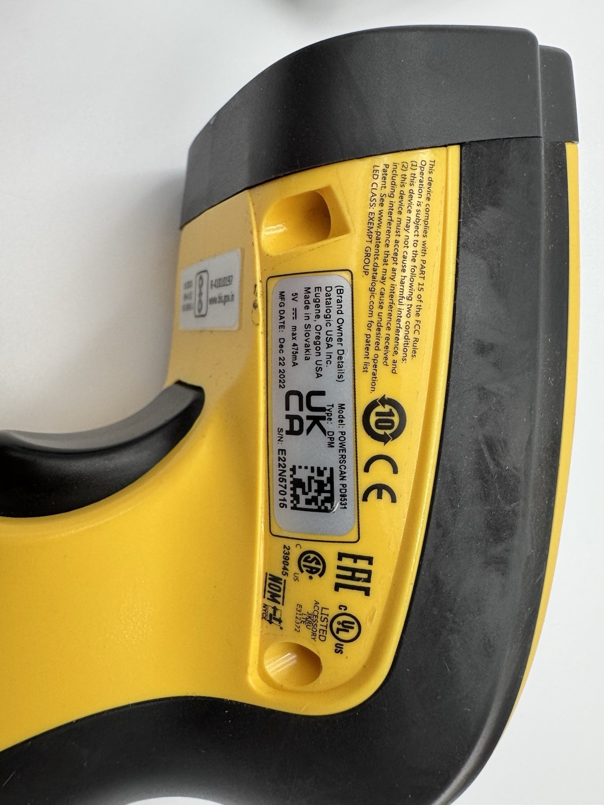 Datalogic Powerscan Barcode Scanner PD9531-DPM & FBC9080-N100 Profinet Converter