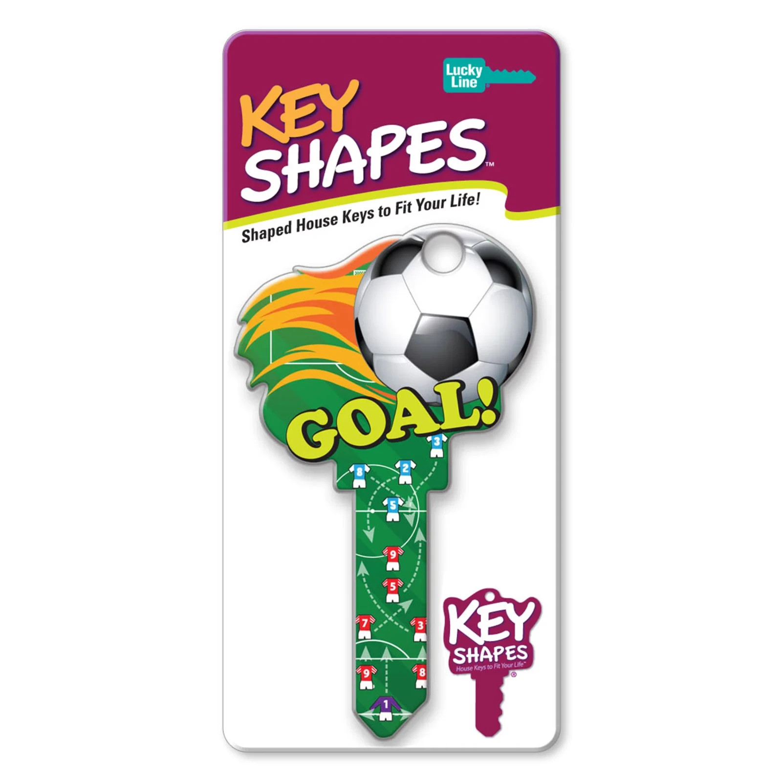 LUCKY LINE B135S SOCCER SCHLAGE SC1 KEYWAY HOUSE KEY SHAPES