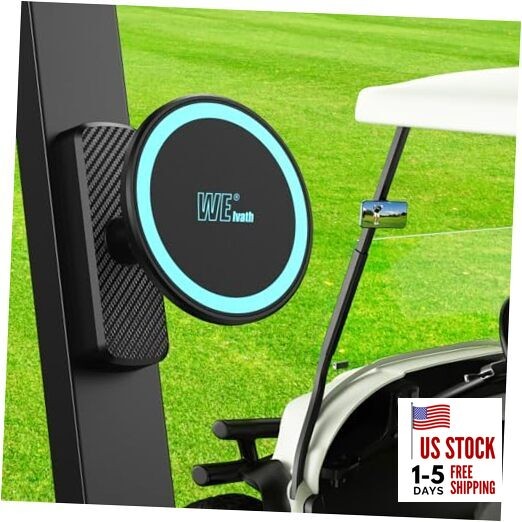 Magnetic Golf Cart Phone Holder, Phone Mount Holder Compatible with MagSafe