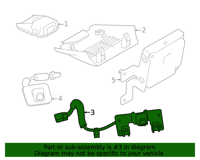 Genuine Altima Front Camera 284F1-6CA0A