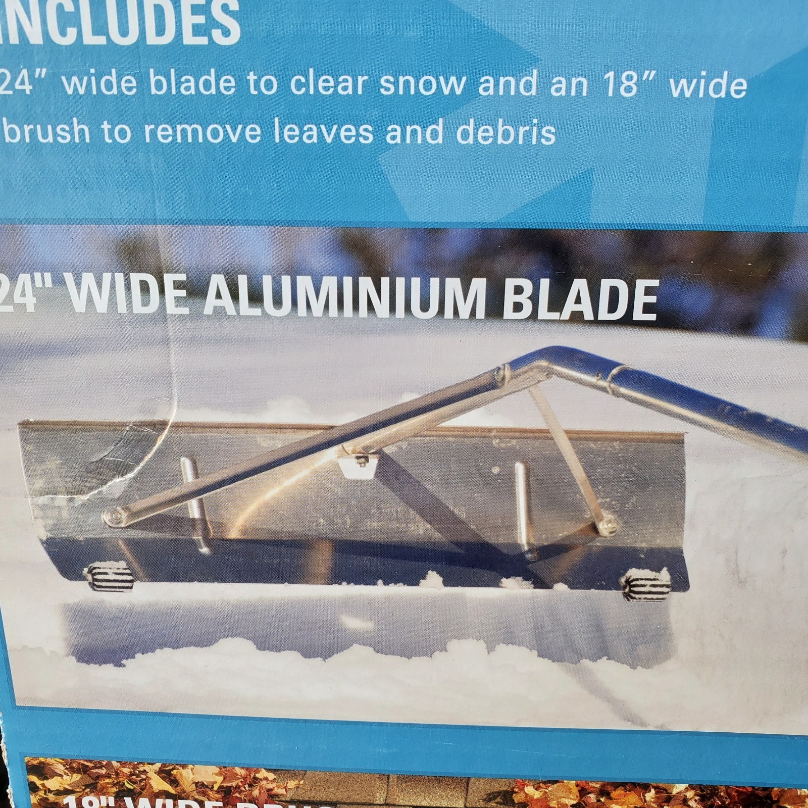Snow & Leaf Aluminum Combo Roof Rake