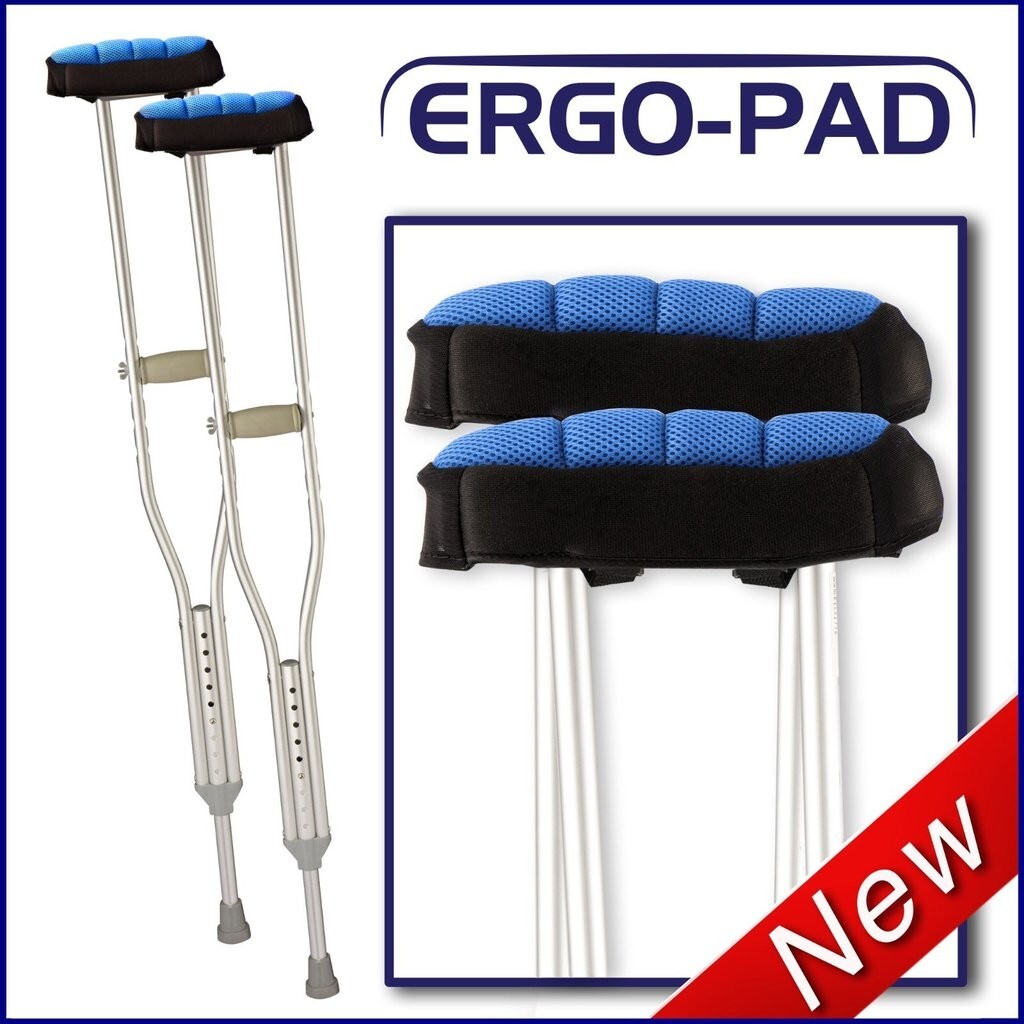 Ergopad Ergonomic Pillows For Universal Underarm Crutches