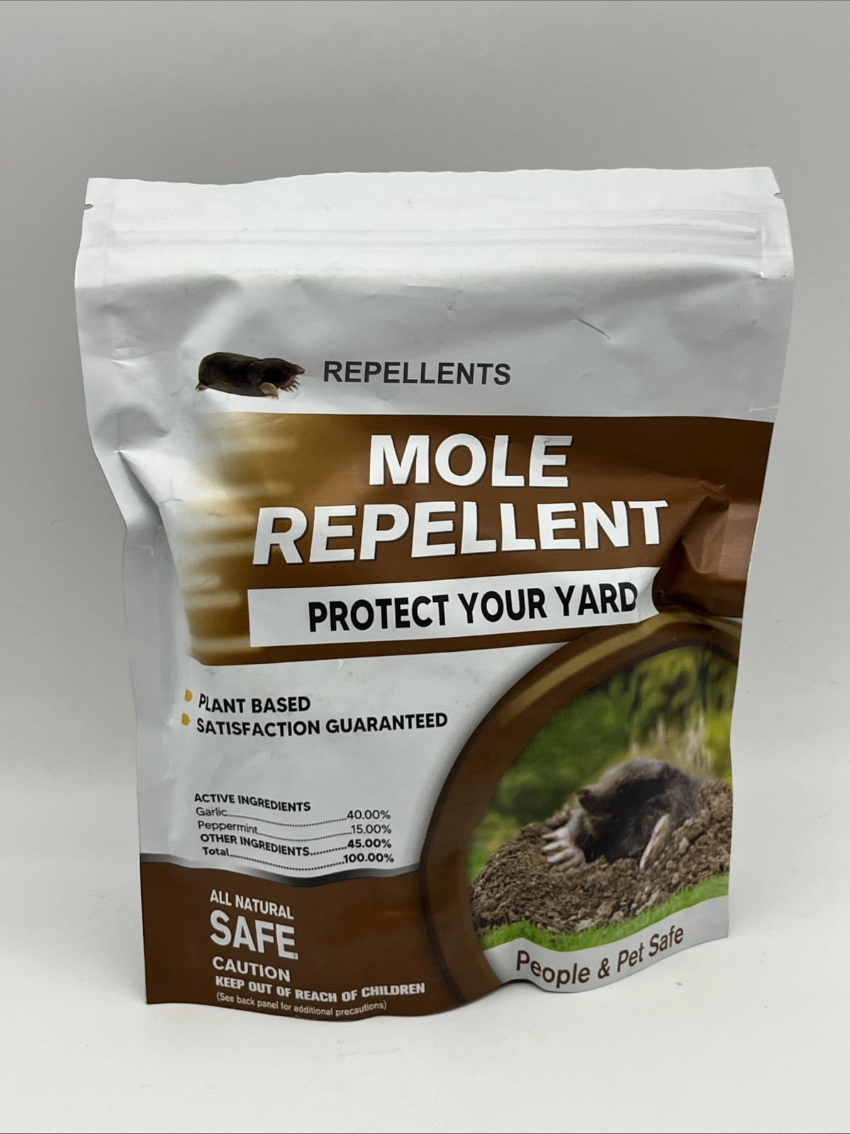 12 Packs Mole Repellent, Vole Repellent Outdoor, Powerful Mole Deterrent for Yar