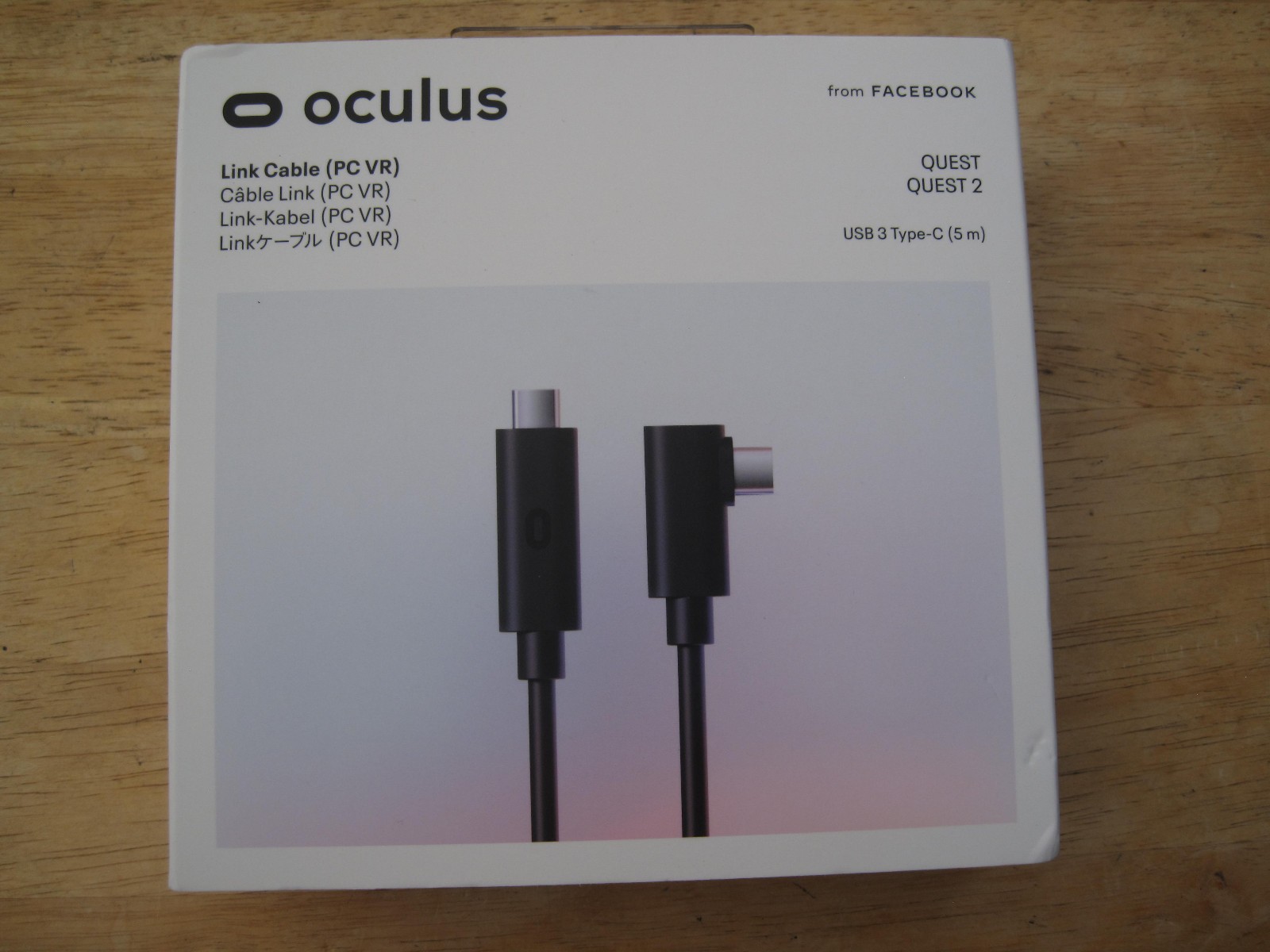 Quest (Oculus) Link Virtual Reality Headset Cable for Quest 2 and Quest - 16FT
