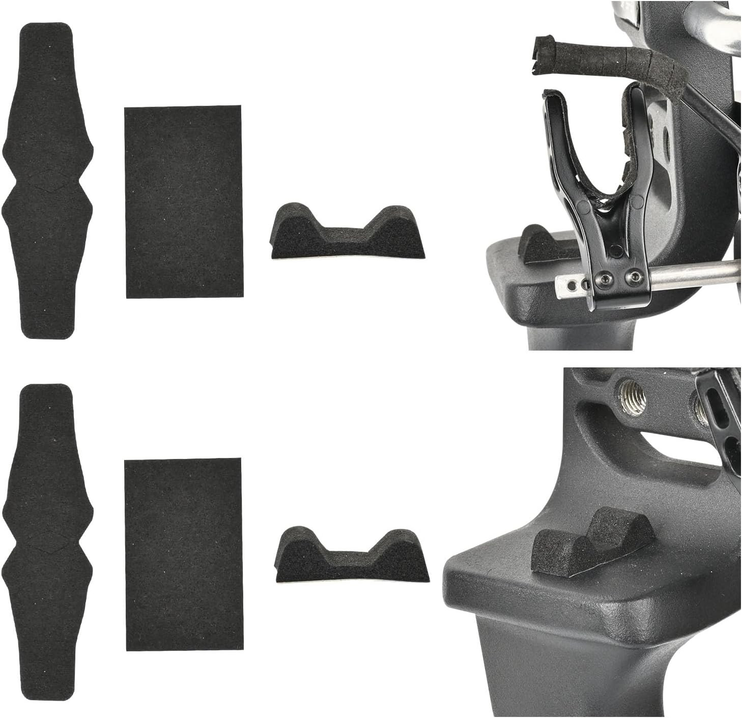 Arrow Rest Felt Kit - 2 Anti-Slip Tapes & Holder Pads for Compound Bows
