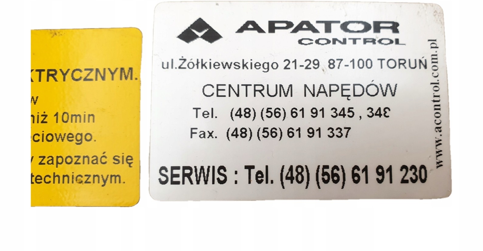 INVERTER APATOR CONTROL AMD S1 AMD-S-0007/RN21D