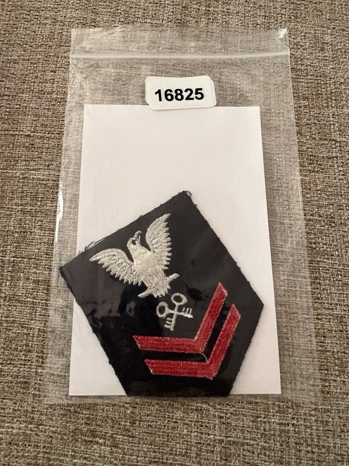 USN Female 2nd Class Patch Storekeeper US Navy Rating Black