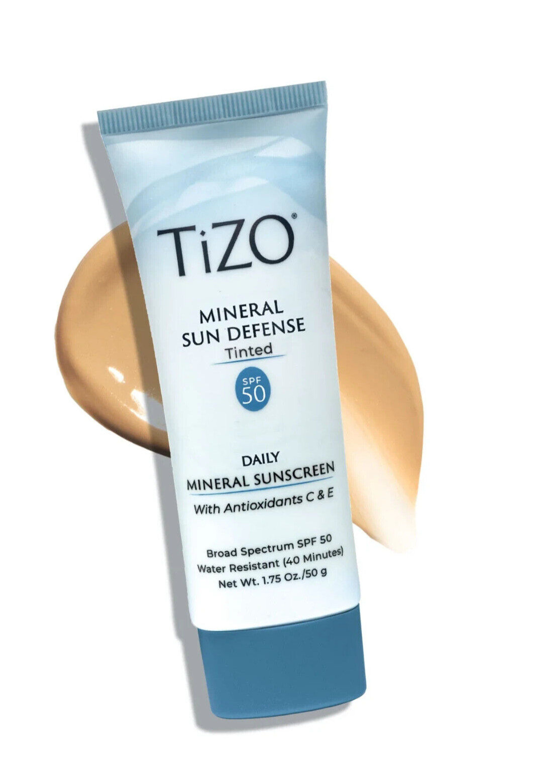 TiZO Mineral Sun Defense SPF 50  Broad Spectrum , Tinted    1.75 oz