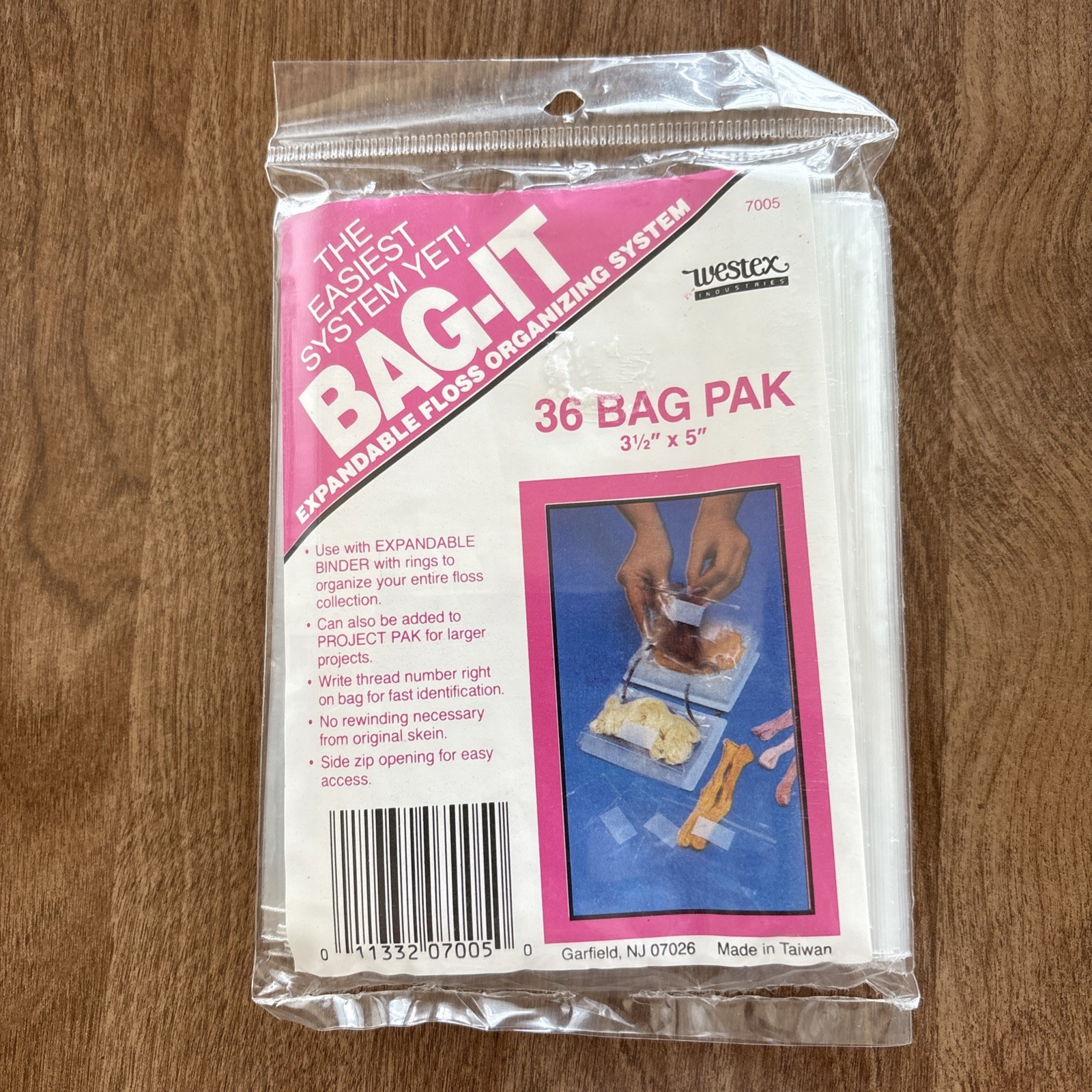 Westex~Bag-It Expandable Floss Organizing System ~NIP~36 Bags