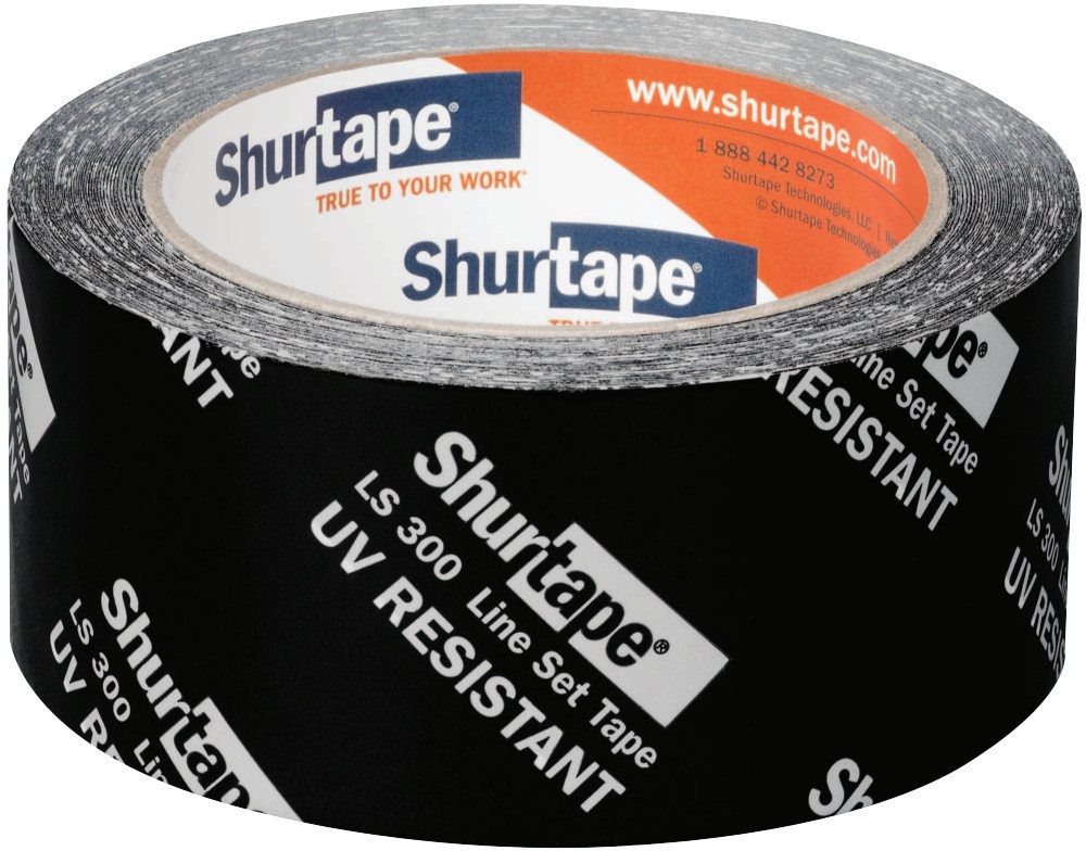 Shurtape LS 300 HVAC Line Set 48 Millimeters Width x 55 Meters Length, Black