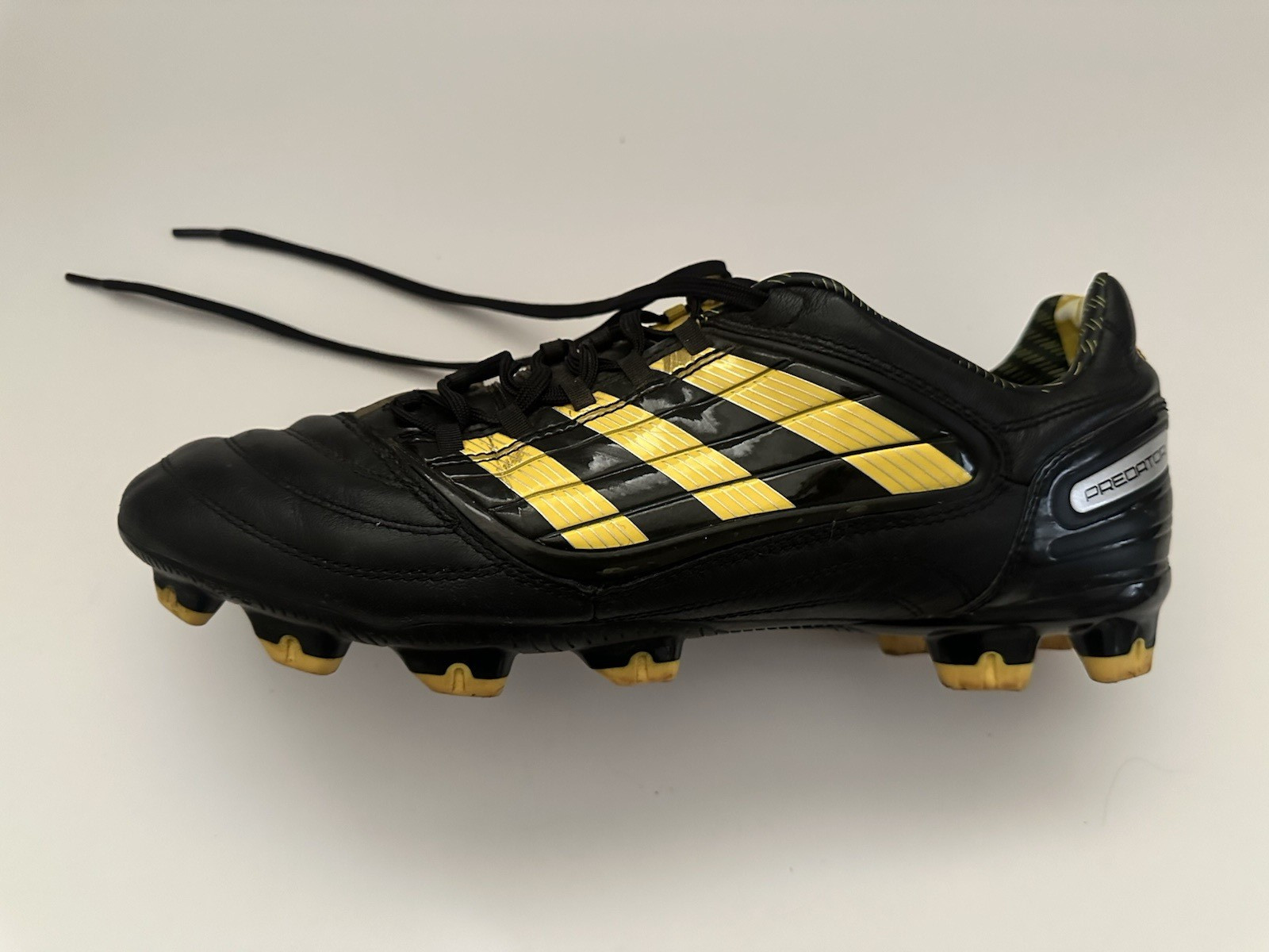 Mens Adidas Predator Absolado_X FG G14206 Soccer Cleats Black Yellow Sz 13