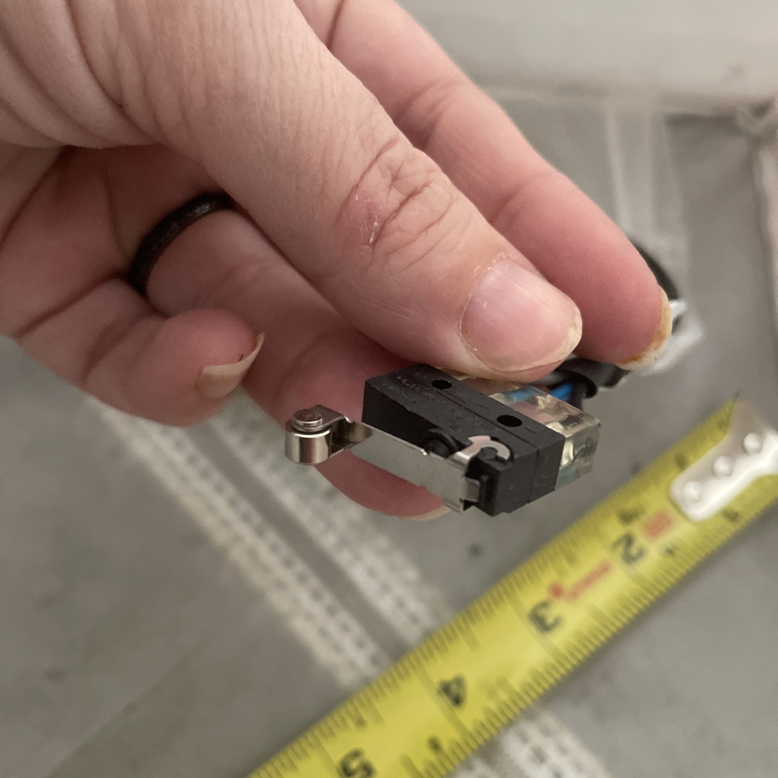 New Silver Button DWR1265H044 For Pride Mobility Scooter RS328