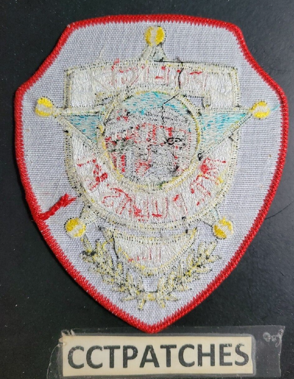 MT PULASKI, ILLINOIS MARSHAL SHOULDER PATCH IL
