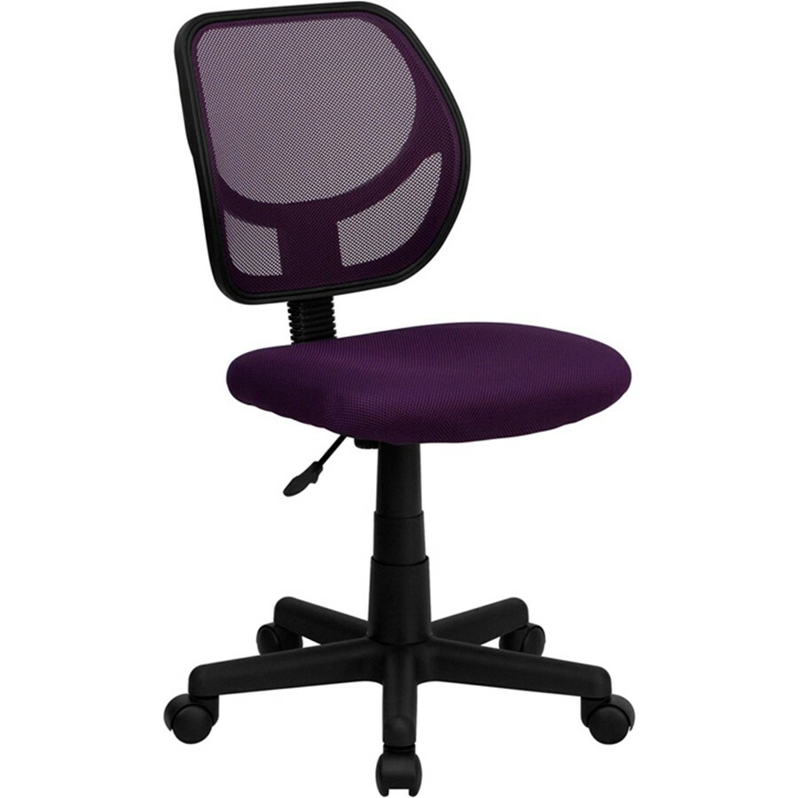 Flash Furniture Purple Mesh Chair, Purple - WA-3074-PUR-GG