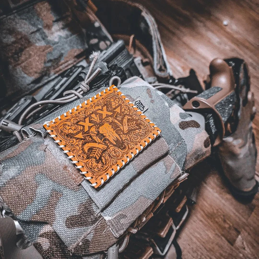 BCS x 519 SFG LEATHER PATCH BLACK CANYON SYSTEMS x 519th SPECIAL FORCES GROUP