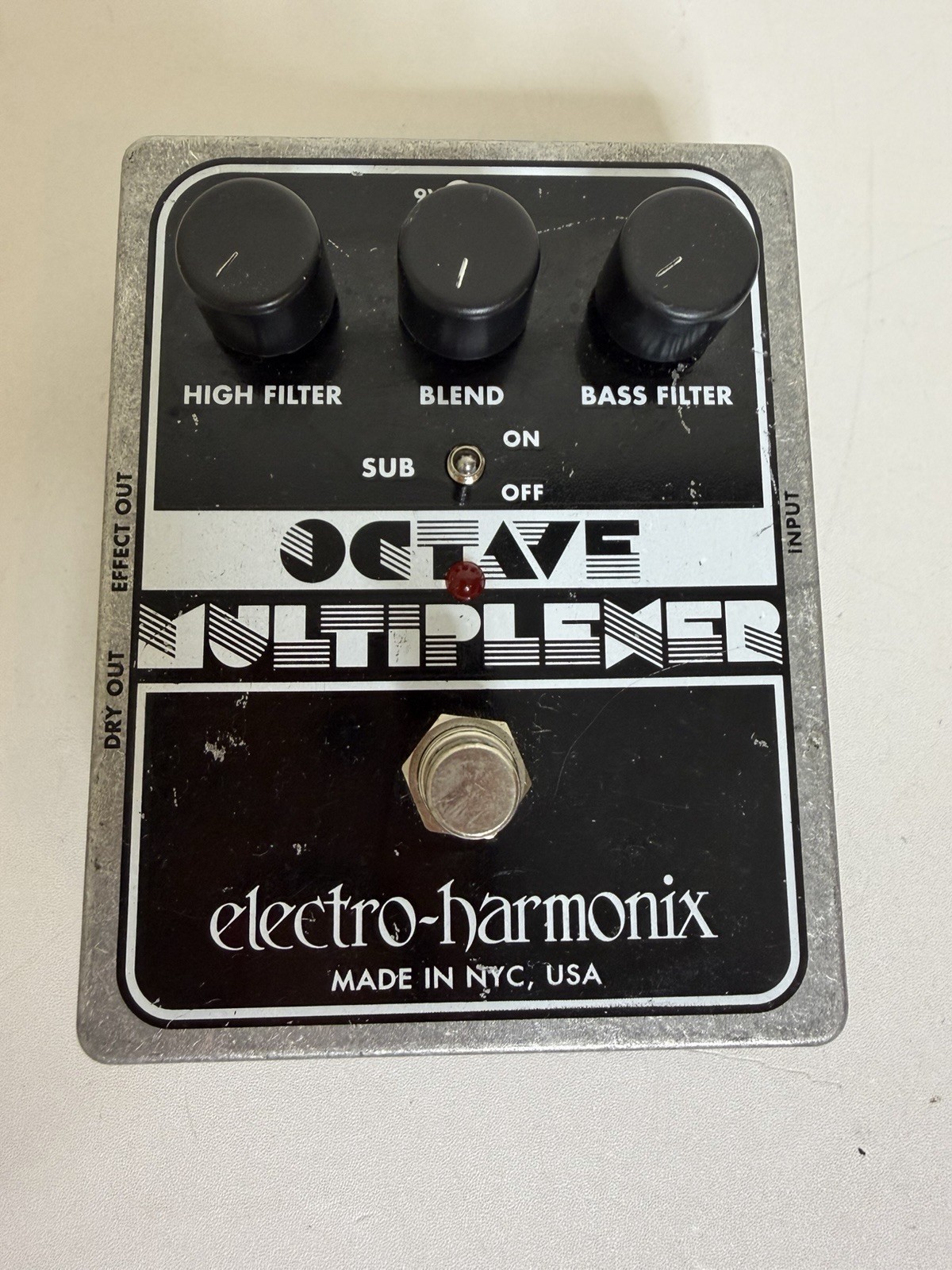 Electro-Harmonix Octave Multiplexer Vintage Analog Sub-Octave Pedal USA(#B4)
