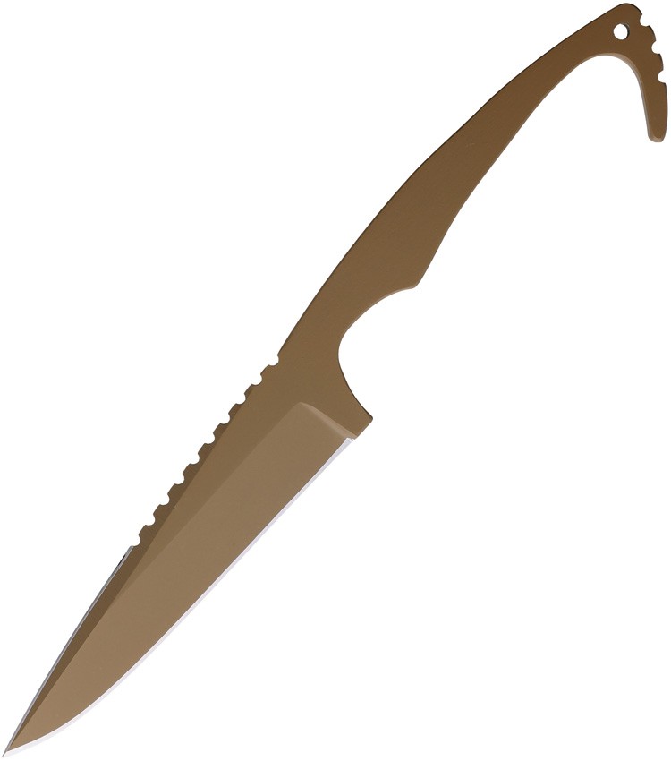 Stroup Knives MK 2 Slim Dark Earth 1095HC Fixed Blade Knife MK2SFDECER
