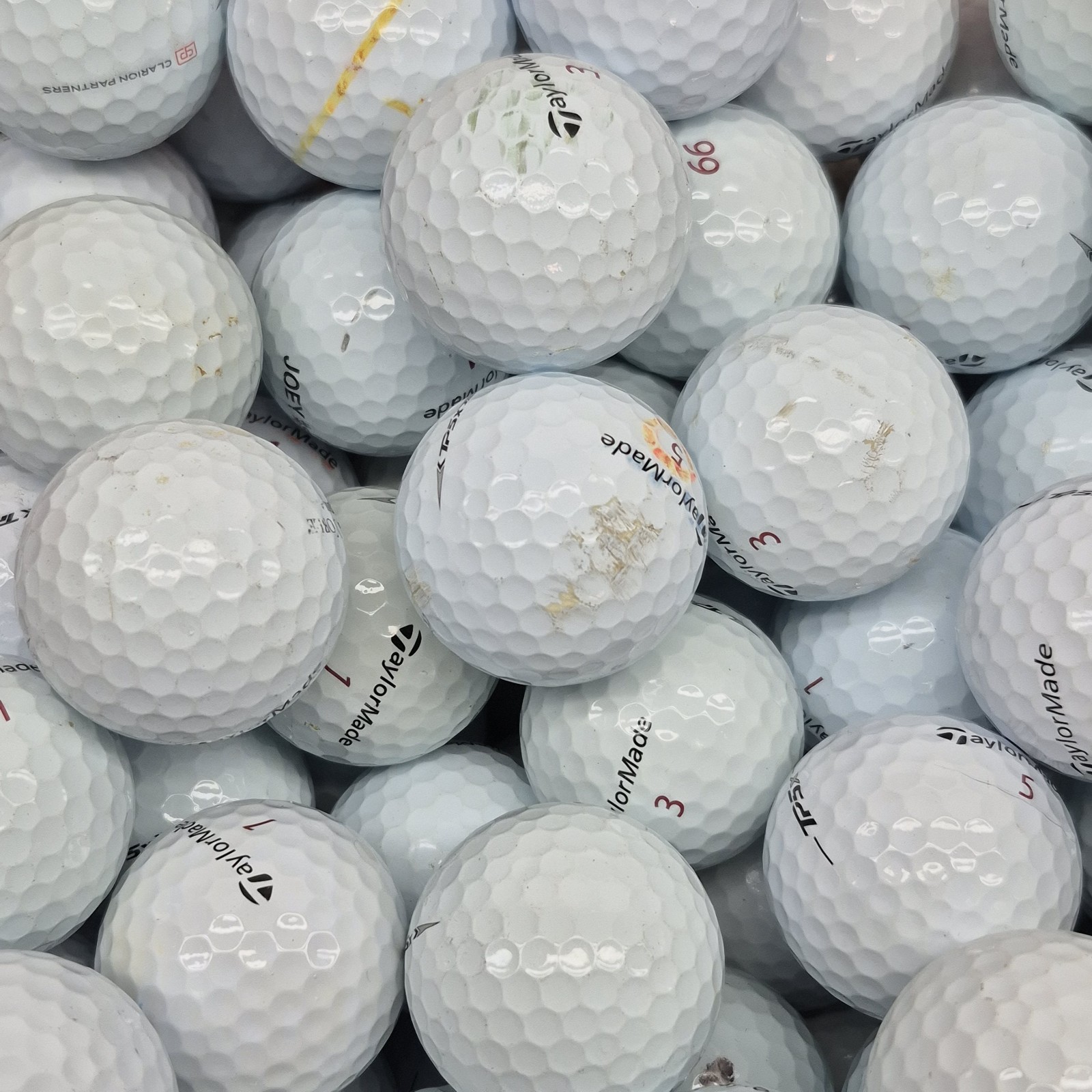 36 TaylorMade TP5x White Used Golf Balls - 3A Value Grade AAA