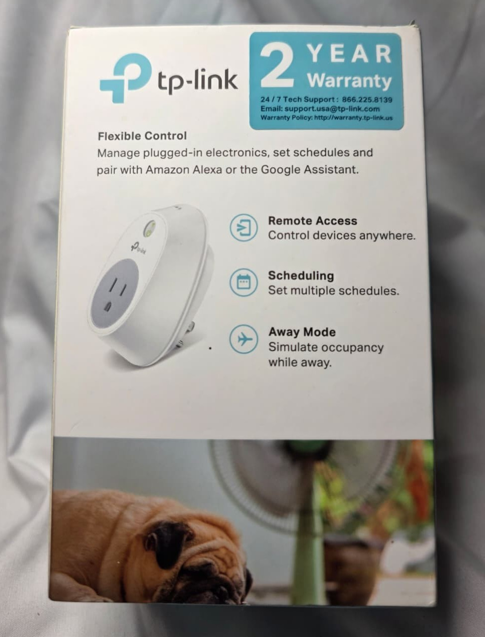 TP-Link HS100 Smart Wi-Fi Plug – Alexa & Google Assistant Compatible H8