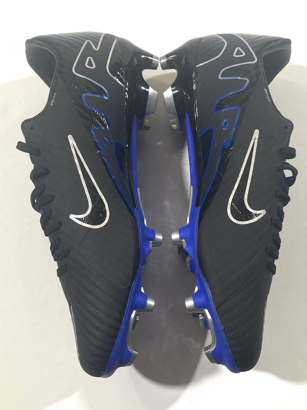 Nike Zoom Mercurial Vapor 15 Academy Fg/Mg Black-Royal Blue Sz 6.5 [DJ5631-040]